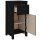 vidaXL Sideboards 2 Stk. Schwarz 40x35x80 cm Massivholz Kiefer