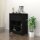 vidaXL Sideboard Schwarz 70x35x80 cm Massivholz Kiefer