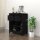 vidaXL Sideboard Schwarz 70x35x80 cm Massivholz Kiefer