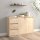 vidaXL Sideboard 111x34x75 cm Massivholz Kiefer