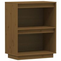 vidaXL Beistellschrank Honigbraun 60x34x75 cm Massivholz...