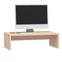 vidaXL Monitorständer 50x27x15 cm Massivholz Kiefer