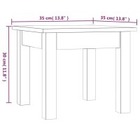 vidaXL Couchtisch Honigbraun 35x35x30 cm Massivholz Kiefer