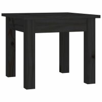 vidaXL Couchtisch Schwarz 35x35x30 cm Massivholz Kiefer