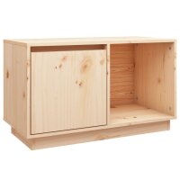 vidaXL TV-Schrank 74x35x44 cm Massivholz Kiefer