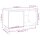 vidaXL TV-Schrank Grau 74x35x44 cm Massivholz Kiefer