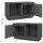 vidaXL TV-Schrank Grau 74x35x44 cm Massivholz Kiefer