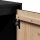 vidaXL TV-Schrank Schwarz 74x35x44 cm Massivholz Kiefer