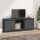 vidaXL TV-Schrank Grau 110,5x35x44 cm Massivholz Kiefer