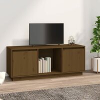 vidaXL TV-Schrank Honigbraun 110,5x35x44 cm Massivholz Kiefer