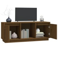 vidaXL TV-Schrank Honigbraun 110,5x35x44 cm Massivholz Kiefer