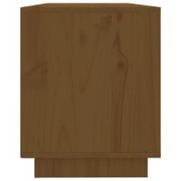 vidaXL TV-Schrank Honigbraun 110,5x35x44 cm Massivholz Kiefer