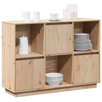 vidaXL Sideboard 110,5x35x80 cm Massivholz Kiefer