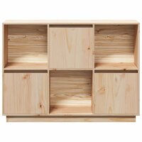 vidaXL Sideboard 110,5x35x80 cm Massivholz Kiefer