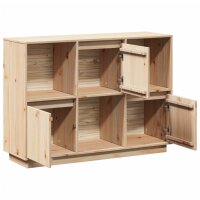 vidaXL Sideboard 110,5x35x80 cm Massivholz Kiefer