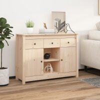 vidaXL Sideboard 100x35x74,5 cm Massivholz Kiefer