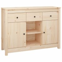 vidaXL Sideboard 100x35x74,5 cm Massivholz Kiefer