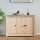 vidaXL Sideboard 100x35x74 cm Massivholz Kiefer