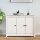 vidaXL Sideboard Wei&szlig; 100x35x74 cm Massivholz Kiefer