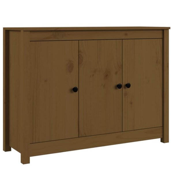 vidaXL Sideboard Honigbraun 100x35x74 cm Massivholz Kiefer