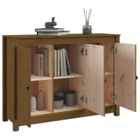 vidaXL Sideboard Honigbraun 100x35x74 cm Massivholz Kiefer