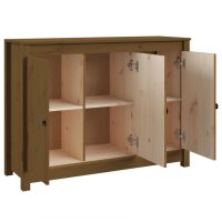 vidaXL Sideboard Honigbraun 100x35x74 cm Massivholz Kiefer