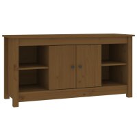 vidaXL TV-Schrank Honigbraun 103x36,5x52 cm Massivholz Kiefer