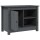 vidaXL TV-Schrank Grau 70x36,5x52 cm Massivholz Kiefer