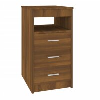 vidaXL Sideboard mit Schubladen Braun Eichen-Optik...