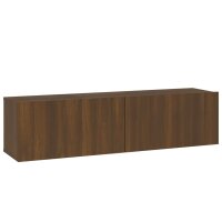 vidaXL TV-Wandschrank Braun Eichen-Optik 120x30x30 cm Holzwerkstoff