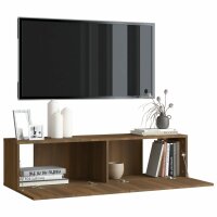 vidaXL TV-Wandschrank Braun Eichen-Optik 120x30x30 cm Holzwerkstoff