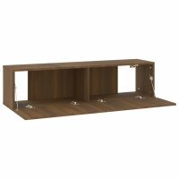 vidaXL TV-Wandschrank Braun Eichen-Optik 120x30x30 cm Holzwerkstoff