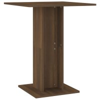 vidaXL Bistrotisch Braun Eichen-Optik 60x60x75 cm Holzwerkstoff