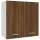 vidaXL Hängeschrank Braun Eichen-Optik 60x31x60 cm Holzwerkstoff