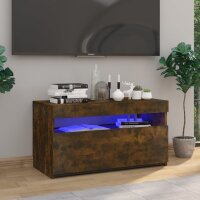 vidaXL TV-Schrank mit LED-Leuchten R&auml;uchereiche 75x35x40 cm