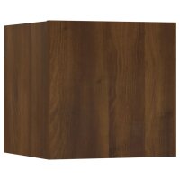 vidaXL TV-Wandschrank Braun Eiche 30,5x30x30 cm