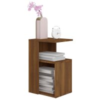 vidaXL Beistelltisch Braun Eichen-Optik 36x30x56 cm Holzwerkstoff