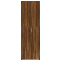 vidaXL B&uuml;roschrank Braun Eichen-Optik 60x32x190 cm Holzwerkstoff