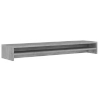 vidaXL Monitorständer Grau Sonoma 100x24x13 cm...