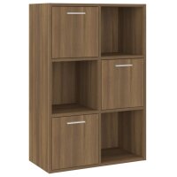 vidaXL Lagerschrank Braun Eichen-Optik 60x29,5x90 cm