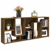 vidaXL B&uuml;cherregal Braun Eiche 67x24x161 cm Holzwerkstoff