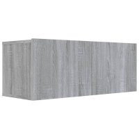 vidaXL TV-Schrank Grau Sonoma 80x30x30 cm Holzwerkstoff