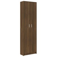 vidaXL Garderobenschrank Braun Eiche-Optik 55x25x189 cm...