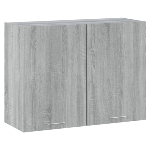 vidaXL H&auml;ngeschrank Grau Sonoma 80x31x60 cm Holzwerkstoff