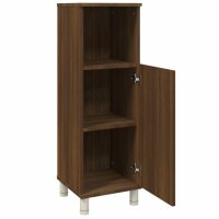 vidaXL Badschrank Braun Eichen-Optik 30x30x95 cm Holzwerkstoff