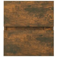 vidaXL Waschbeckenschrank R&auml;uchereiche 41x38,5x45 cm Holzwerkstoff