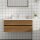 vidaXL Waschbeckenschrank Braun Eiche 100x38,5x45 cm Holzwerkstoff