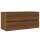 vidaXL Waschbeckenschrank Braun Eiche 100x38,5x45 cm Holzwerkstoff