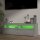 vidaXL TV-Schrank mit LED-Leuchten Grau Sonoma 120x35x40 cm