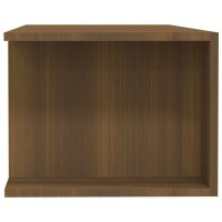 vidaXL TV-Schrank mit LED-Leuchten Braun Eichen-Optik 135x39x30 cm